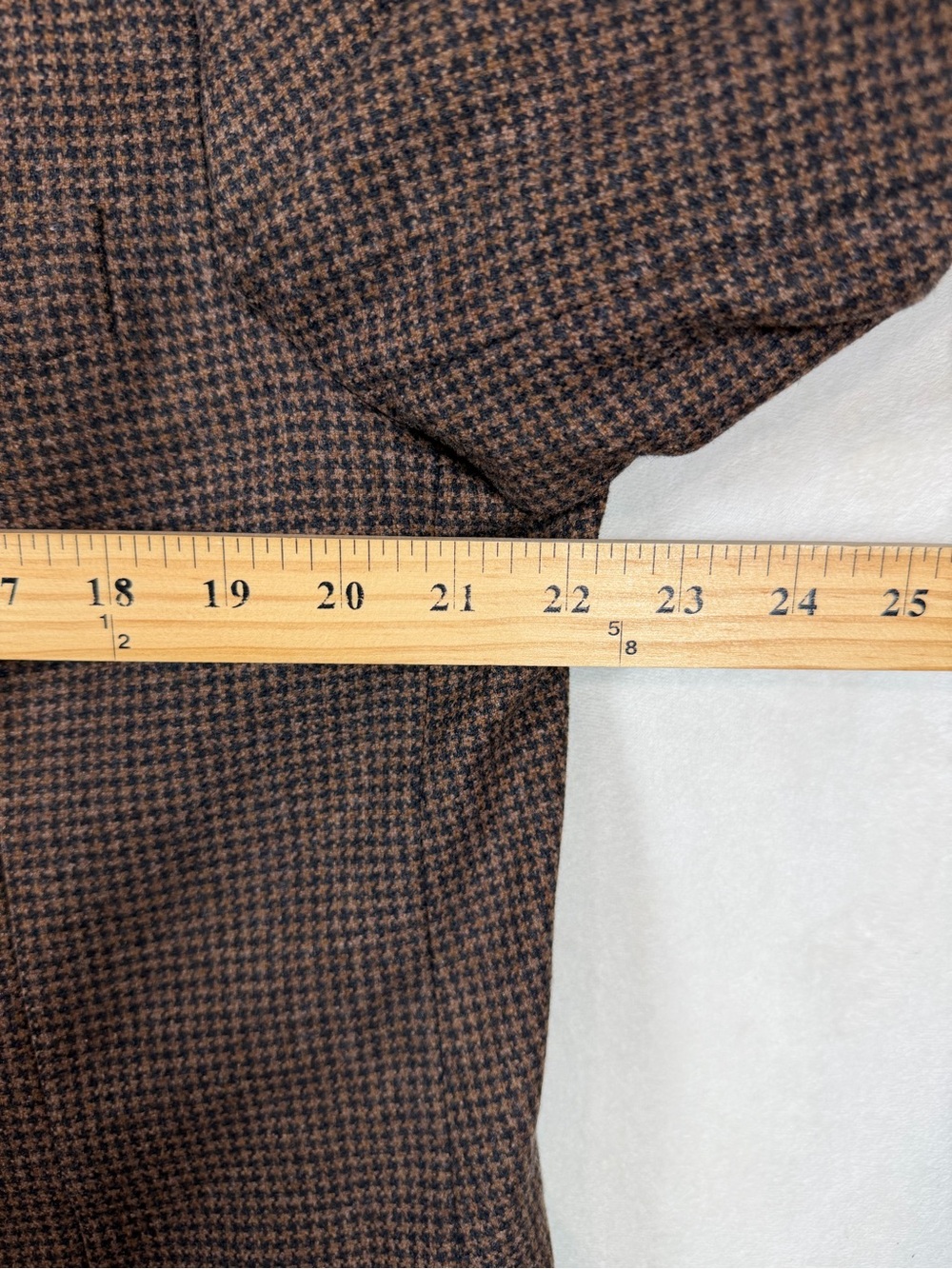 Vestimenta EU 52 US 44R 100% Wool Made in Italy Brown Houndstooth Sport Coat - Picture 6 of 12